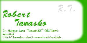 robert tamasko business card